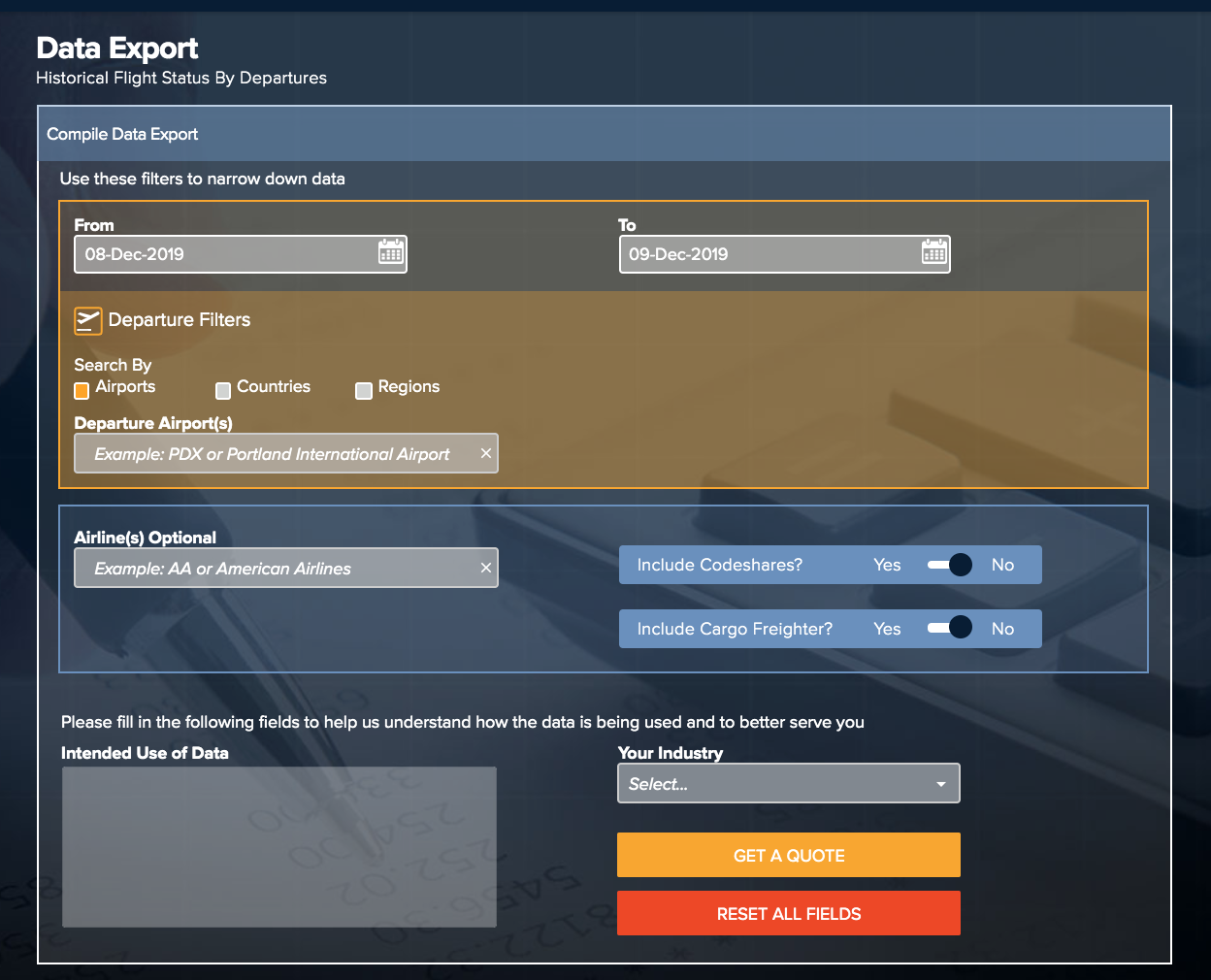 Announcing Historical Flight Status Data Exports Cirium