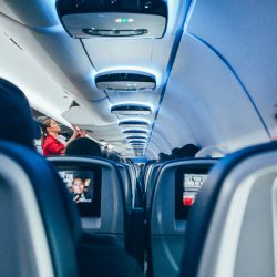photo of plane interior