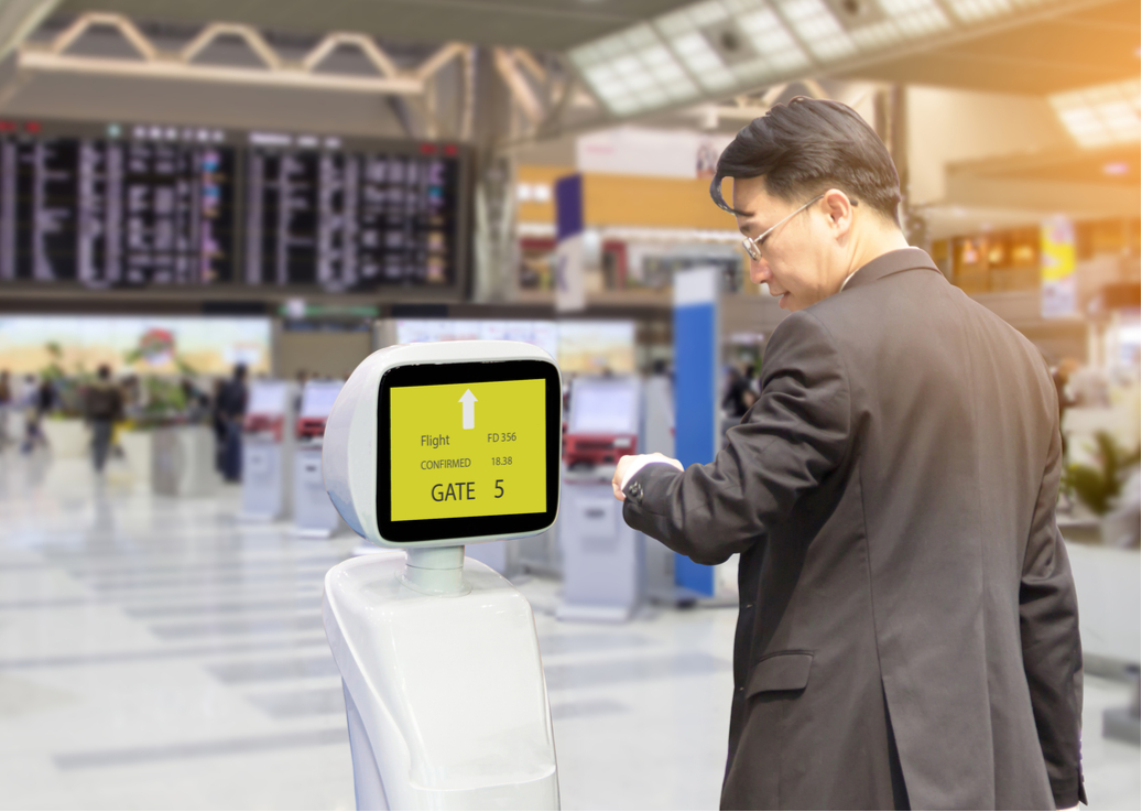 Robot in terminal