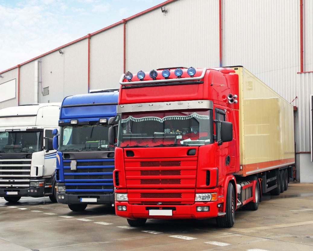 Airport cargo loading dock