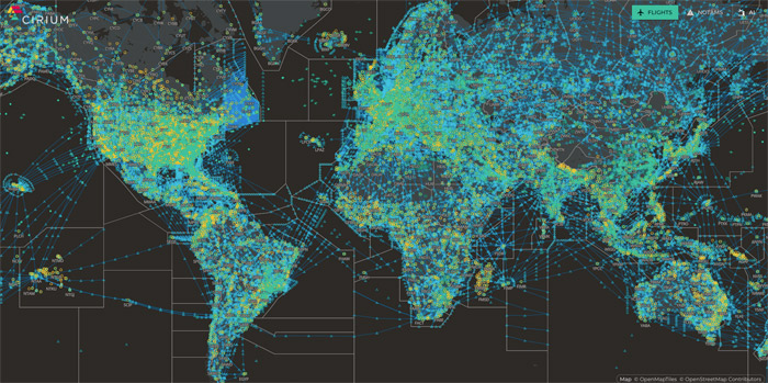 ANSP traffic management view