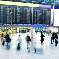 busy airport