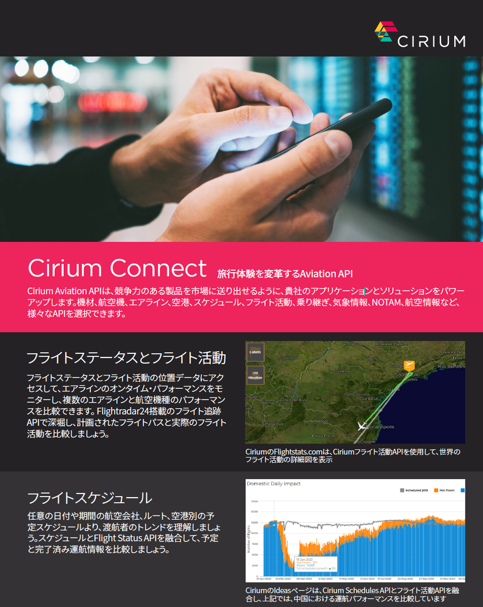 Cirium Connect Japanese